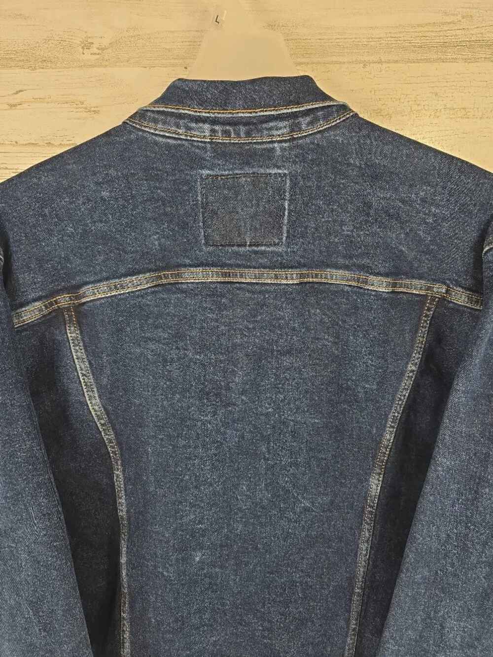 Levi's Men's Trucker Blue Denim Jacket SZ 2XL Dark Wash Stretch EXCELLENT CONDIT